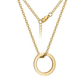 Golden Choker Necklace with Multiple Names Engraving