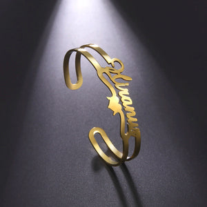Sipuris Personalized Stainless Steel Name Bracelet