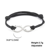Sipuris Wax Line Stainless Steel Infinity Name Bracelet For Women