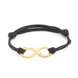 Sipuris Wax Line Stainless Steel Infinity Name Bracelet For Women