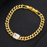 Thick Chains Cuff Bracelet Bangle Fine Jewelry For Women