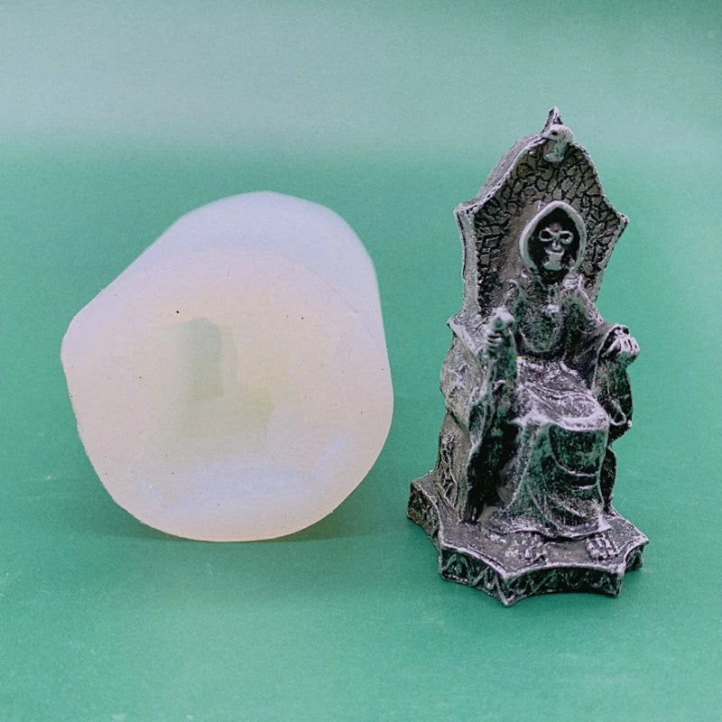 Skeleton Throne Epoxy Resin Mold for DIY Crafts