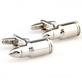Silver Bullet Cufflink Cuff Links Set of 4 Pairs