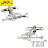 Silver Loudspeaker Cufflink Pair Promotion