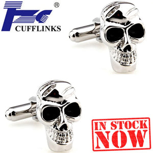 Skull Cufflink Set - 2 Pairs