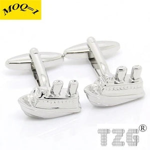 1 Pair Silver Cufflink Cuff Link Promotion