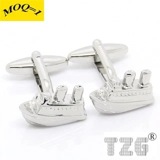 1 Pair Silver Cufflink Cuff Link Promotion