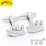 1 Pair Silver Cufflink Cuff Link Promotion