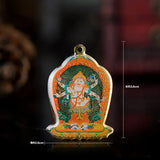 Mahagala Buddha Statue Thangka Pendant Tibetan Buddhism Copper Foil
