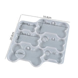 6 Connected Bone Pet Silicone Mould DIY Resin Mold