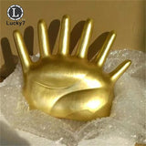 Six Finger Palm Jewelry Rack Resin Spray Paint Ring Necklace Storage Rack