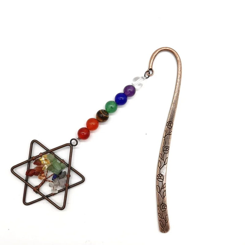 Tree Of Life Pendant Bookmark Natural Health Mineral Reiki Braid Gift