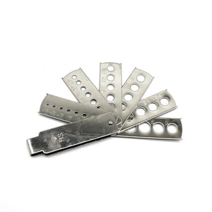 Six Sides Jewelry Caliper Stainless Steel Diamond Measuring Tools Gemstone Sizer