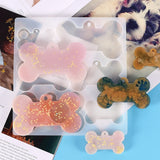 Bone Shape Silicone Mold Epoxy Resin for Pet Pendant Jewelry