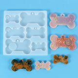 Bone Shape Silicone Mold Epoxy Resin for Pet Pendant Jewelry