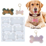 Bone Shape Silicone Mold Epoxy Resin for Pet Pendant Jewelry