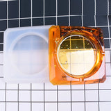Circular 3D Silica Gel Epoxy Resin Ashtray Mold Set
