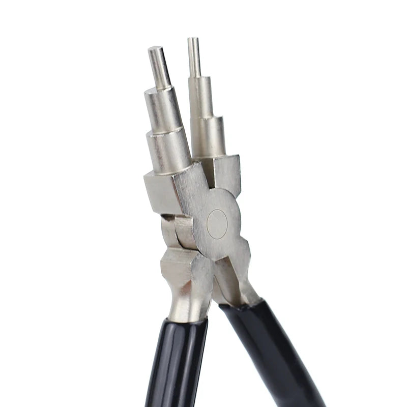 6-Segment Coil Winding Pliers Round Nose DIY Jewelry Tool