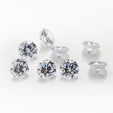500pcs 5A CZ Round Loose Cubic Zirconia Stones Pink Lavender Violet