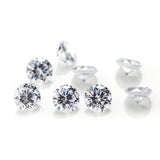 500pcs 5A CZ Round Loose Cubic Zirconia Stones Pink Lavender Violet