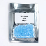 Nano Synthetic Gems Stone 243# Round Shape 0.8mm-3.0mm
