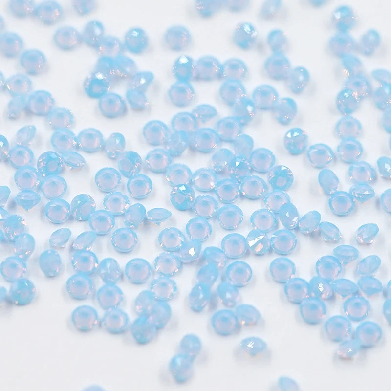 Nano Synthetic Gems Stone 243# Round Shape 0.8mm-3.0mm