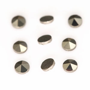 0.9-2mm Flat Back Round Marcasite Stone