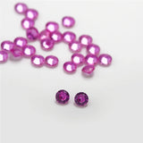 Synthetic Corundum Gems 1.0mm~3.0mm Round Brilliant Cut for Jewelry 1.25# 3#