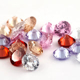 1-12mm CZ Beads Garnet Pink Champagne Lavender Loose Cubic Zirconia