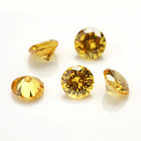 1-12mm CZ Beads SeaBlue Garnet GoldenYellow Pink Mix Colors