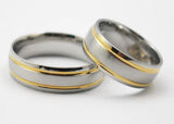 Size 14 11 9 His And Her Wedding Rings Sets Two Tone Ring