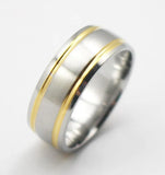Size 14 11 9 His And Her Wedding Rings Sets Two Tone Ring