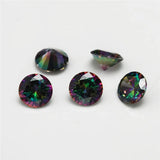 1-10mm Multiolor Round CZ Stones for Jewelry Making