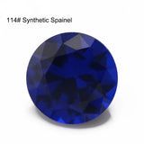Synthetic Spinel Gems 1mm~12mm Round Brilliant Cut Jewelry 113# 112# 114#