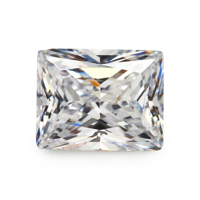 2x3~10x14mm Rectangle CZ Stones 5A Synthetic Gems For Jewelry