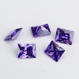 2x3~10x14mm Rectangle CZ Stones 5A Synthetic Gems For Jewelry
