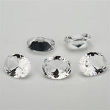 Synthetic Oval Glass Stone 2x3-13x18mm Rose Red & Sea Green Garnet