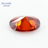2x3~18x25mm Oval Garnet CZ Stone Synthetic Gems for Jewelry