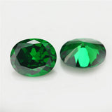 Green Sea Coffee Tanzanite Rhodolite CZ Stones 2x3mm~10x14mm Oval Shape Loose 5A