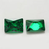 Rectangle CZ Stones Green Sea Coffee Tanzanite Rhodolite