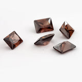 Rectangle CZ Stones Green Sea Coffee Tanzanite Rhodolite