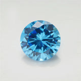 3~10mm AAAAA Round CZ Stone European Machine Cut Synthetic Gems Zirconia