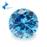 3~10mm AAAAA Round CZ Stone European Machine Cut Synthetic Gems Zirconia