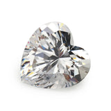 5A Heart CZ Stones 3x3~10x10mm Various Color Loose Gems For Jewelry