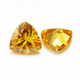 Trillion Cut 5A Garnet Violet Olive CZ Stone Synthetic Gems