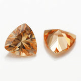 Trillion Cut 5A Garnet Violet Olive CZ Stone Synthetic Gems