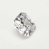 Asscher Cut 5A CZ Stone Synthetic Gems Square Shape for Jewelry