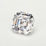 Asscher Cut 5A CZ Stone Synthetic Gems Square Shape for Jewelry
