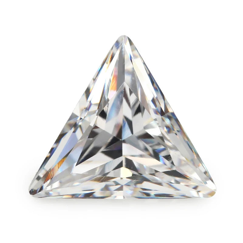 AAAAA Triangle CZ Stones 3x3mm~10x10mm for DIY Jewelry