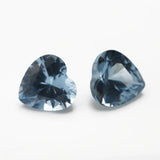 Heart Shape Synthetic Spinel Gems For Jewelry